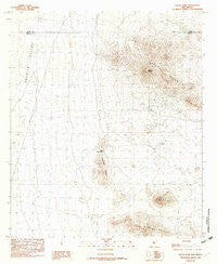 Doyle Peak New Mexico Historical topographic map, 1:24000 scale, 7.5 X 7.5 Minute, Year 1982