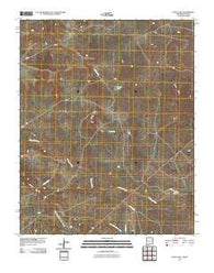 Doyle Hill New Mexico Historical topographic map, 1:24000 scale, 7.5 X 7.5 Minute, Year 2010