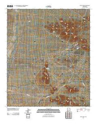 Doyle Peak New Mexico Historical topographic map, 1:24000 scale, 7.5 X 7.5 Minute, Year 2010