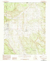Dulce New Mexico Historical topographic map, 1:24000 scale, 7.5 X 7.5 Minute, Year 1983