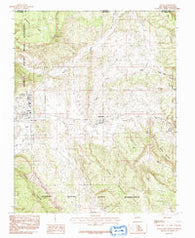 Dulce New Mexico Historical topographic map, 1:24000 scale, 7.5 X 7.5 Minute, Year 1983