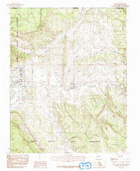 Dulce New Mexico Historical topographic map, 1:24000 scale, 7.5 X 7.5 Minute, Year 1983