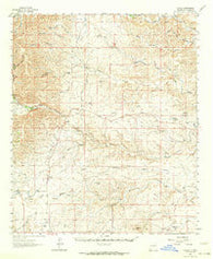 Dunken New Mexico Historical topographic map, 1:62500 scale, 15 X 15 Minute, Year 1962