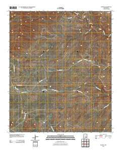 Dunken New Mexico Historical topographic map, 1:24000 scale, 7.5 X 7.5 Minute, Year 2010