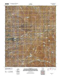 Dunlap New Mexico Historical topographic map, 1:24000 scale, 7.5 X 7.5 Minute, Year 2010