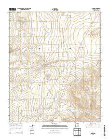 Dunlap New Mexico Historical topographic map, 1:24000 scale, 7.5 X 7.5 Minute, Year 2013