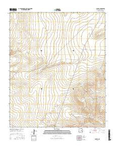 Dunlap New Mexico Current topographic map, 1:24000 scale, 7.5 X 7.5 Minute, Year 2017
