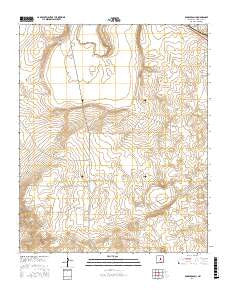 Dunlap Ranch New Mexico Current topographic map, 1:24000 scale, 7.5 X 7.5 Minute, Year 2017