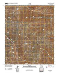 Dunlap Sill New Mexico Historical topographic map, 1:24000 scale, 7.5 X 7.5 Minute, Year 2010