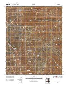 Dunlap Sill New Mexico Historical topographic map, 1:24000 scale, 7.5 X 7.5 Minute, Year 2010