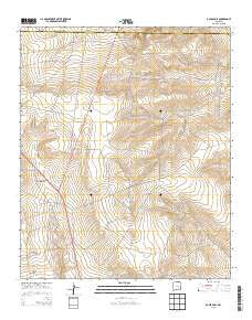 Dunlap Sill New Mexico Historical topographic map, 1:24000 scale, 7.5 X 7.5 Minute, Year 2013