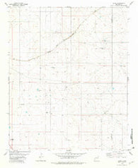 Duoro New Mexico Historical topographic map, 1:24000 scale, 7.5 X 7.5 Minute, Year 1981