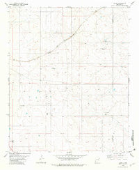 Duoro New Mexico Historical topographic map, 1:24000 scale, 7.5 X 7.5 Minute, Year 1981