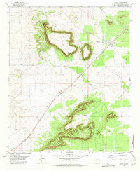 Duran New Mexico Historical topographic map, 1:24000 scale, 7.5 X 7.5 Minute, Year 1981