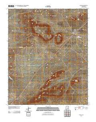 Duran New Mexico Historical topographic map, 1:24000 scale, 7.5 X 7.5 Minute, Year 2010