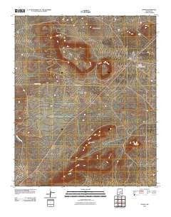 Duran New Mexico Historical topographic map, 1:24000 scale, 7.5 X 7.5 Minute, Year 2010