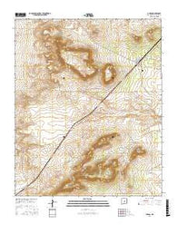 Duran New Mexico Current topographic map, 1:24000 scale, 7.5 X 7.5 Minute, Year 2017