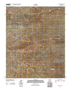 Duran NE New Mexico Historical topographic map, 1:24000 scale, 7.5 X 7.5 Minute, Year 2010