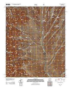 Dusty New Mexico Historical topographic map, 1:24000 scale, 7.5 X 7.5 Minute, Year 2011