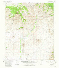 Dwyer New Mexico Historical topographic map, 1:62500 scale, 15 X 15 Minute, Year 1956