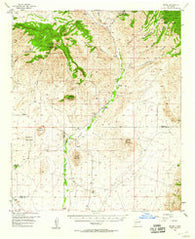 Dwyer New Mexico Historical topographic map, 1:62500 scale, 15 X 15 Minute, Year 1956