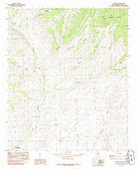 Dwyer New Mexico Historical topographic map, 1:24000 scale, 7.5 X 7.5 Minute, Year 1985