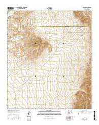 Dwyer SE New Mexico Current topographic map, 1:24000 scale, 7.5 X 7.5 Minute, Year 2017