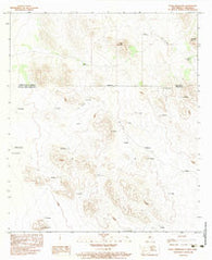 Eagle Mountain New Mexico Historical topographic map, 1:24000 scale, 7.5 X 7.5 Minute, Year 1983