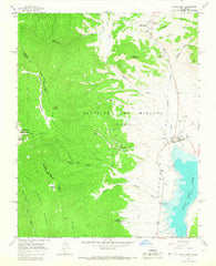 Eagle Nest New Mexico Historical topographic map, 1:24000 scale, 7.5 X 7.5 Minute, Year 1963