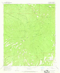 Eagle Peak New Mexico Historical topographic map, 1:24000 scale, 7.5 X 7.5 Minute, Year 1965