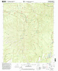 Eagle Peak New Mexico Historical topographic map, 1:24000 scale, 7.5 X 7.5 Minute, Year 1999