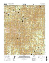 Eagle Peak New Mexico Current topographic map, 1:24000 scale, 7.5 X 7.5 Minute, Year 2017
