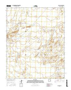 Ear Rock New Mexico Current topographic map, 1:24000 scale, 7.5 X 7.5 Minute, Year 2017