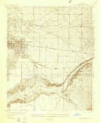 East Albuquerque New Mexico Historical topographic map, 1:24000 scale, 7.5 X 7.5 Minute, Year 1934