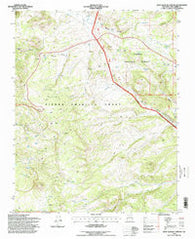 East Gavilan Canyon New Mexico Historical topographic map, 1:24000 scale, 7.5 X 7.5 Minute, Year 1995