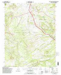 East Gavilan Canyon New Mexico Historical topographic map, 1:24000 scale, 7.5 X 7.5 Minute, Year 1995