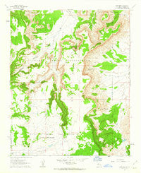 East Mesa New Mexico Historical topographic map, 1:24000 scale, 7.5 X 7.5 Minute, Year 1961