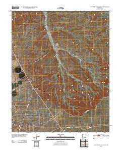 East Fork Kutz Canyon New Mexico Historical topographic map, 1:24000 scale, 7.5 X 7.5 Minute, Year 2010