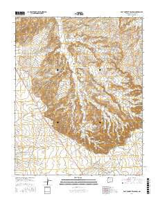 East Fork Kutz Canyon New Mexico Current topographic map, 1:24000 scale, 7.5 X 7.5 Minute, Year 2017