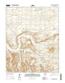 East of Great Bend New Mexico Current topographic map, 1:24000 scale, 7.5 X 7.5 Minute, Year 2017