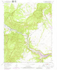Echo Ampitheater New Mexico Historical topographic map, 1:24000 scale, 7.5 X 7.5 Minute, Year 1953