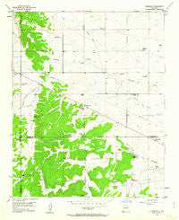 Edgewood New Mexico Historical topographic map, 1:24000 scale, 7.5 X 7.5 Minute, Year 1954