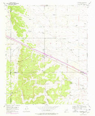 Edgewood New Mexico Historical topographic map, 1:24000 scale, 7.5 X 7.5 Minute, Year 1954