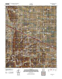 Edgewood New Mexico Historical topographic map, 1:24000 scale, 7.5 X 7.5 Minute, Year 2010