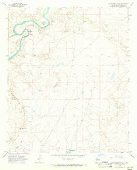 Eighteenmile Hill New Mexico Historical topographic map, 1:24000 scale, 7.5 X 7.5 Minute, Year 1967