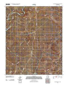 Eighteenmile Hill New Mexico Historical topographic map, 1:24000 scale, 7.5 X 7.5 Minute, Year 2010