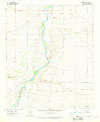 Eightmile Draw New Mexico Historical topographic map, 1:24000 scale, 7.5 X 7.5 Minute, Year 1962