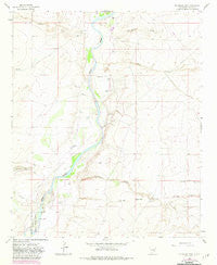 Eightmile Draw New Mexico Historical topographic map, 1:24000 scale, 7.5 X 7.5 Minute, Year 1962