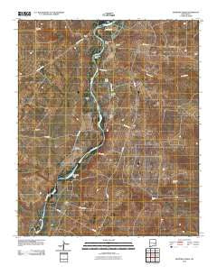 Eightmile Draw New Mexico Historical topographic map, 1:24000 scale, 7.5 X 7.5 Minute, Year 2010