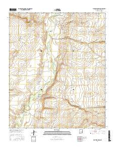 Eightmile Draw New Mexico Current topographic map, 1:24000 scale, 7.5 X 7.5 Minute, Year 2017